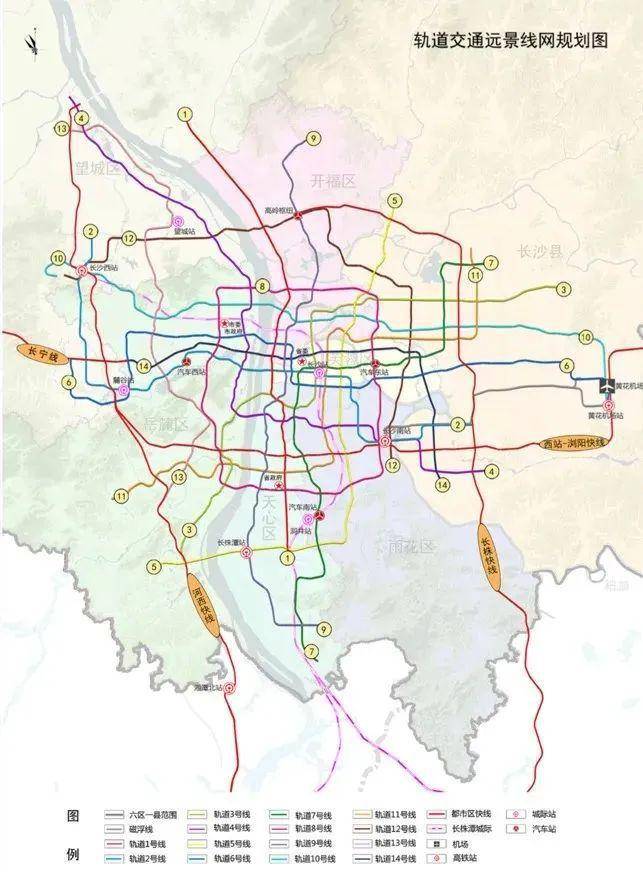 除了尚在规划中的8,9号线,2024年长沙地铁也将迎多个大事件,1号线北延