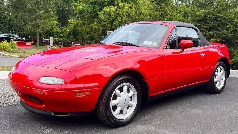 里程仅2400公里的初代mx-5即将出售,卖多少钱合适?_搜狐汽车_搜狐网