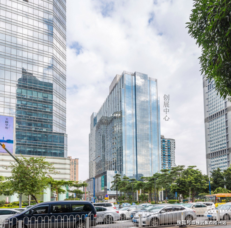 广州创展中心租120人独立办公室精装修带家具交通便利可注册