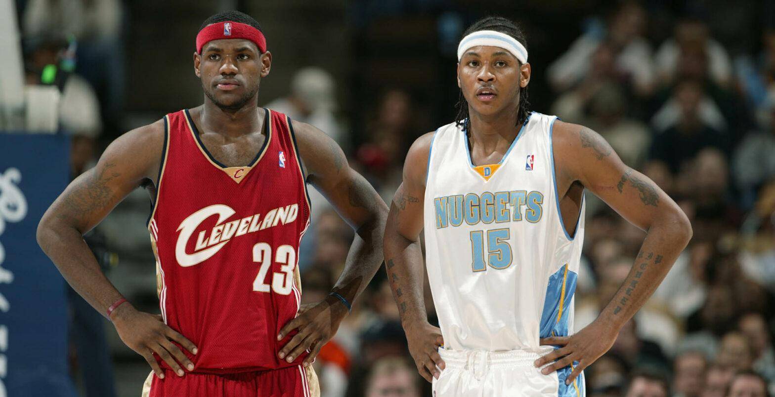 数据,战绩,出勤完败,詹姆斯当年是否"抢"了安东尼最佳新秀?