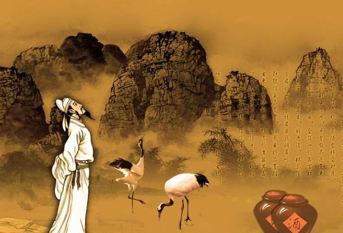 原创李白醉酒后在墙上写字醒来之后连人带诗都被千金小姐拿下