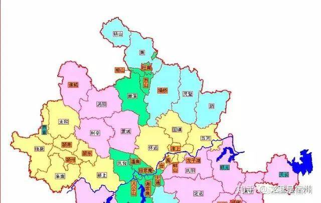 宿州从唐宋元明清朝到今日高清地图