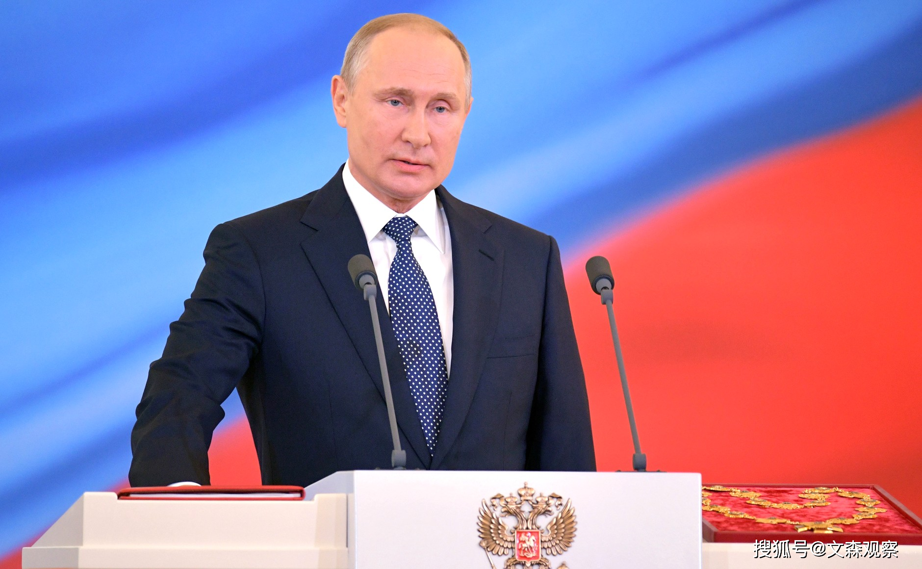 原创2018年普京第4次出任俄罗斯总统并发表就职演说