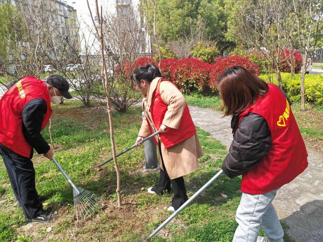 "植"此青绿,拥抱春天!泰州市京泰路街道各社区开展植树节活动