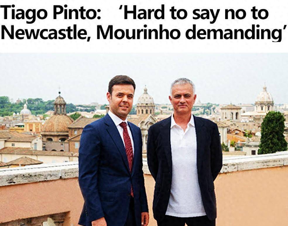 平托作为一个年轻总监想和穆里尼奥正常合作是不可能的