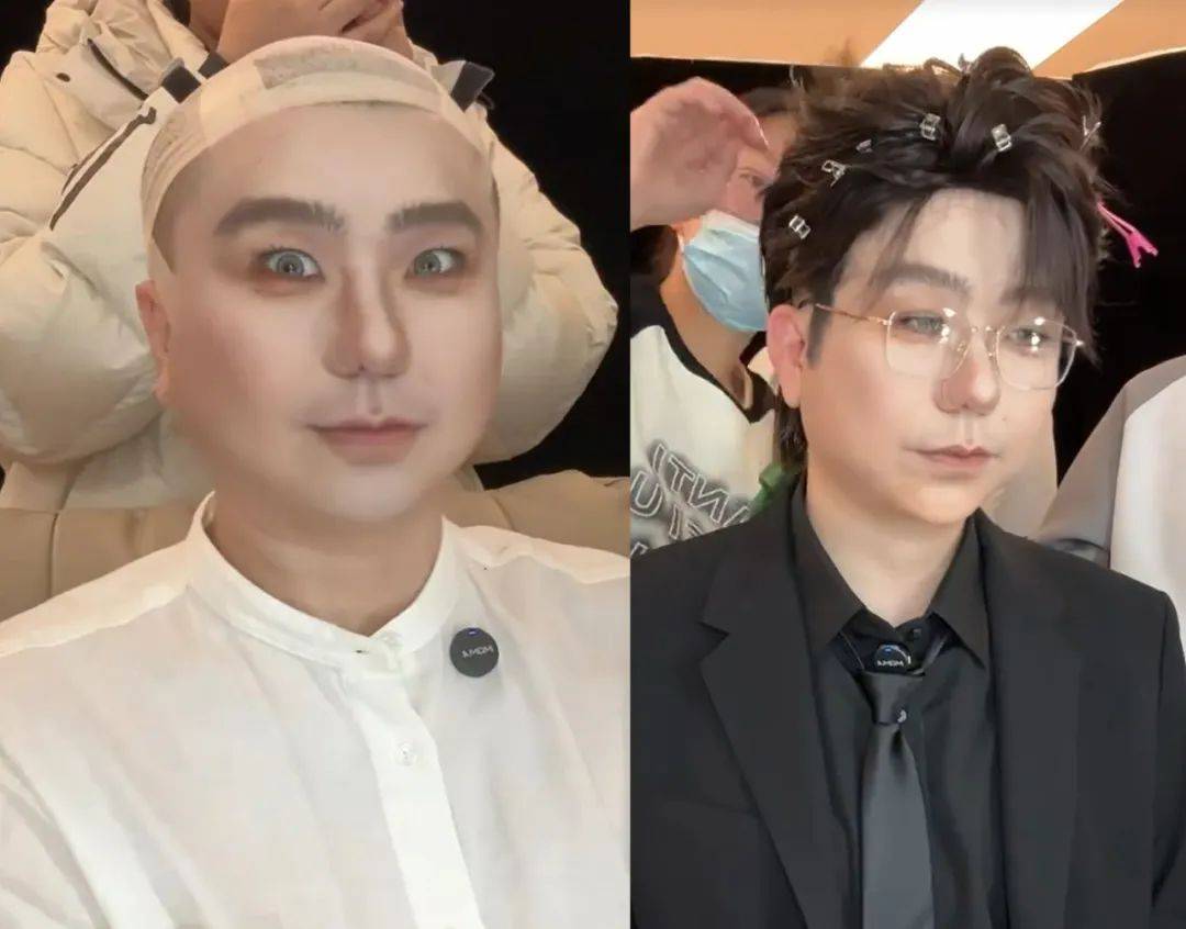 明星爆改终于翻车:李诞妆后像假人,黄绮珊妆后撞脸华晨宇_挑战_化妆