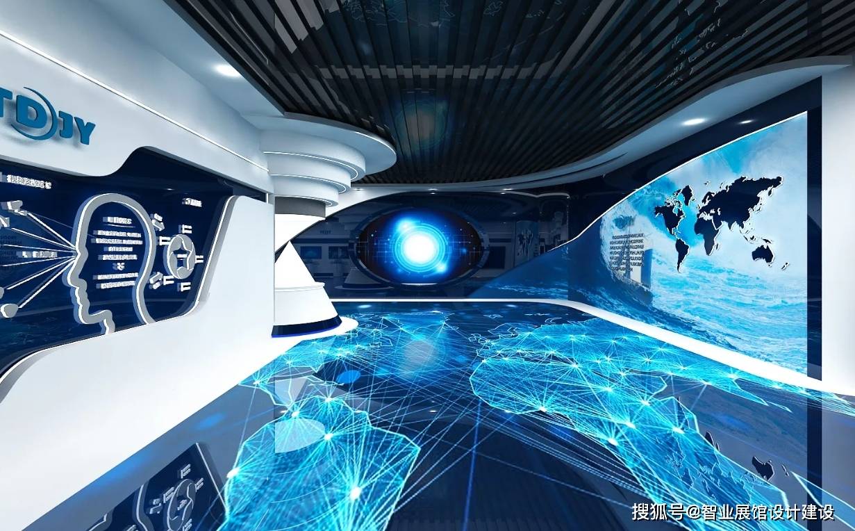 科技感已然成为展厅设计越来越重要的元素_现代科技_未来世界_设备