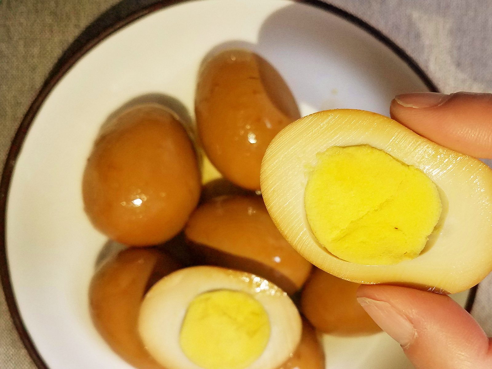 原创卤鸡蛋还要用一晚上这样做30分钟卤到蛋黄不用加一滴水香