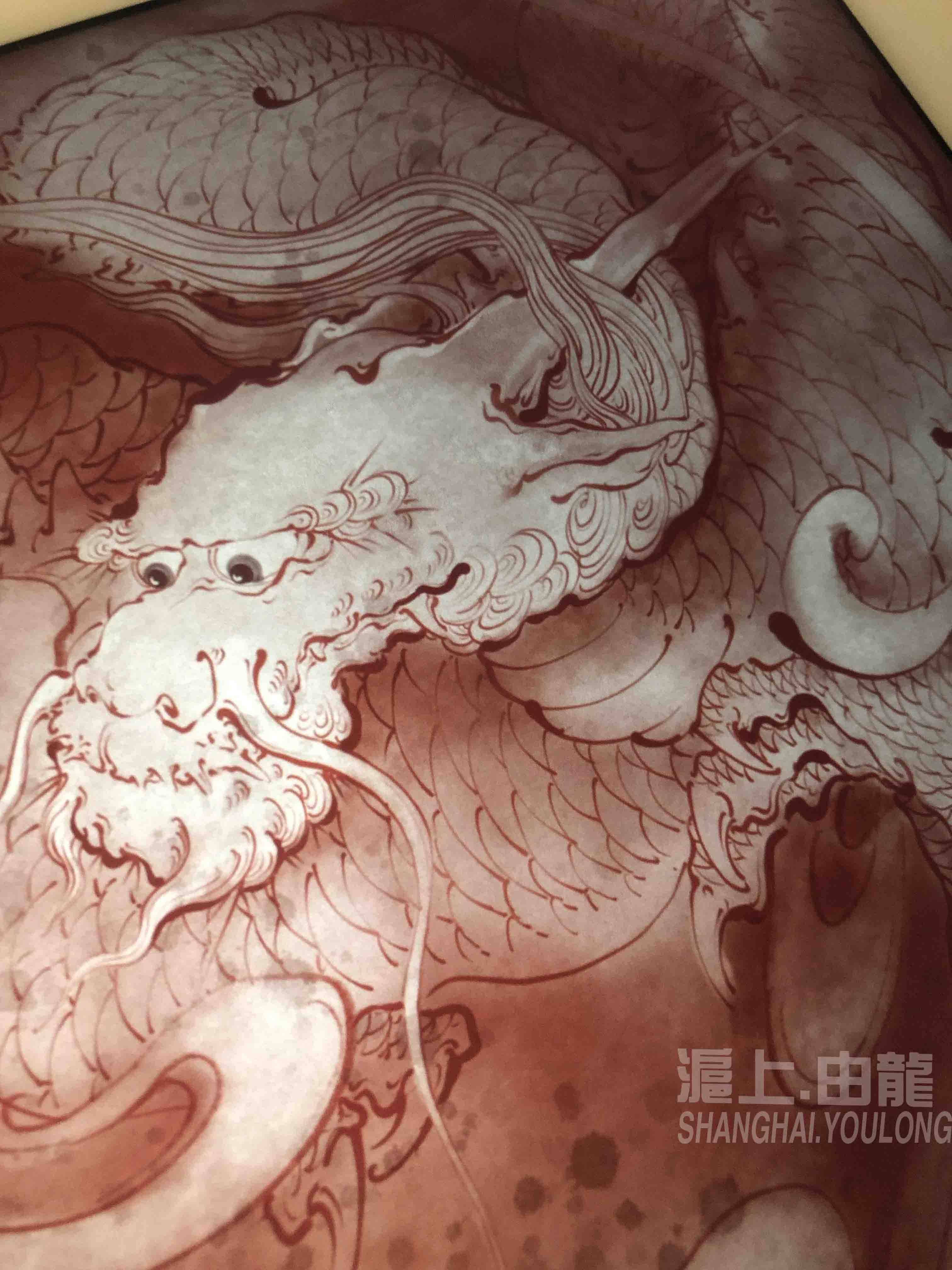 画龙界的绝顶当代陈容由龙画家