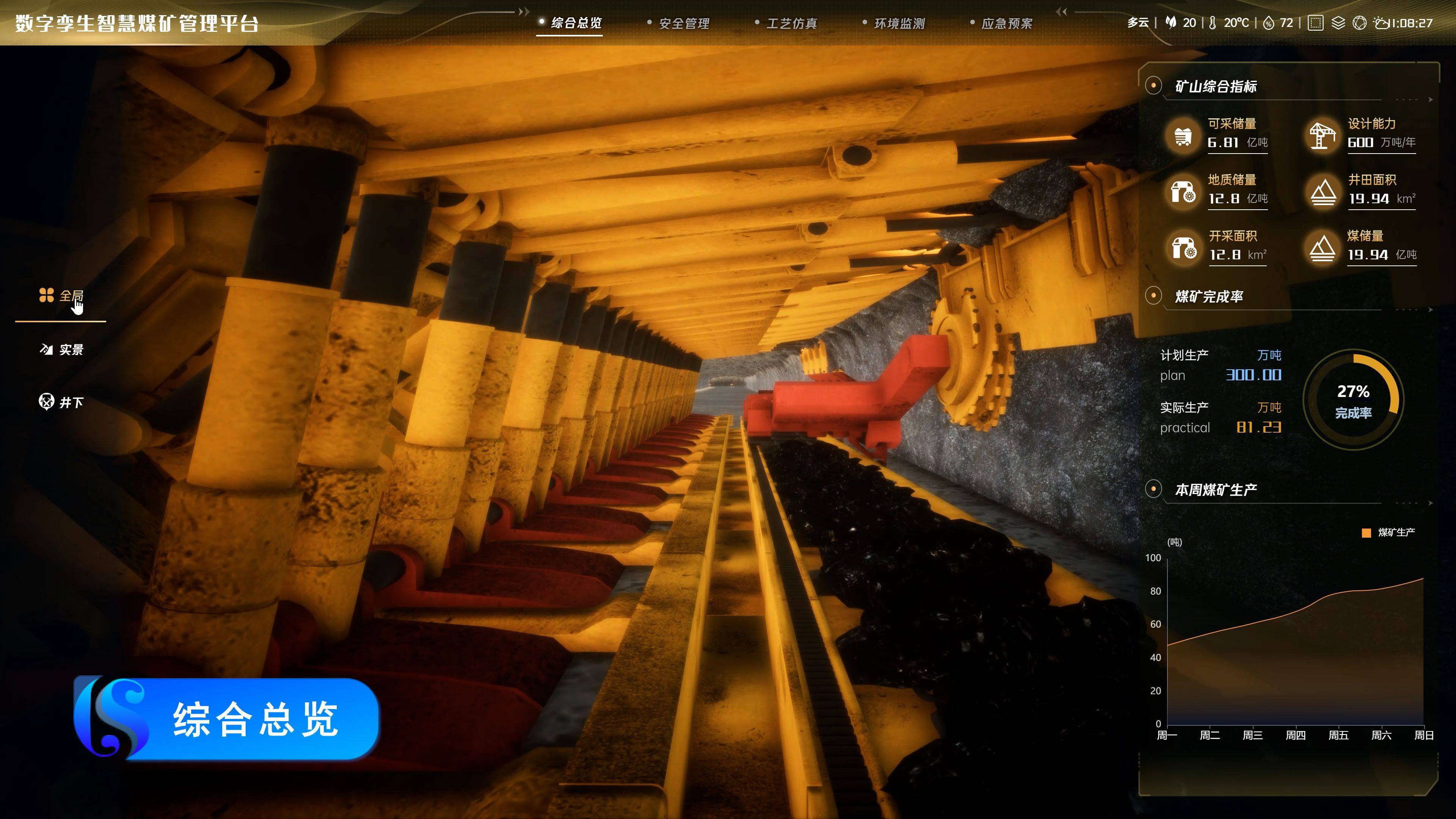 开源工程超经典实景三维数字孪生矿山智慧矿山解决方案