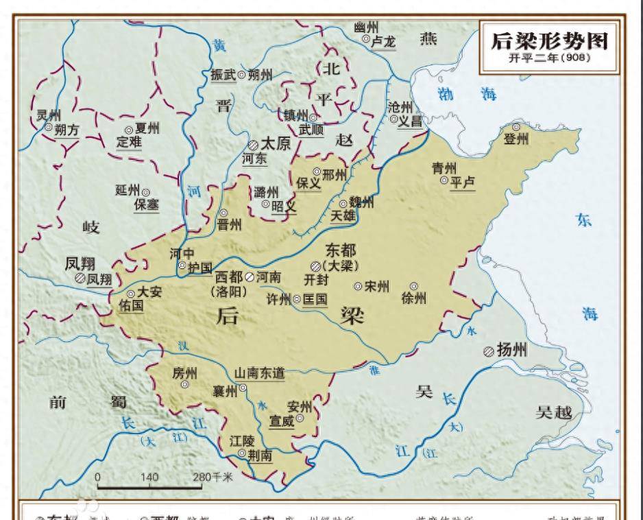 唐末五代之首的后梁占尽优势却无法统一中原