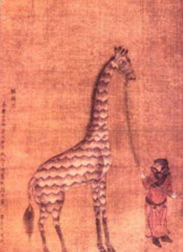 原创朱棣为何把长颈鹿和白老虎当成神兽郑和下西洋带回的麒麟是什么