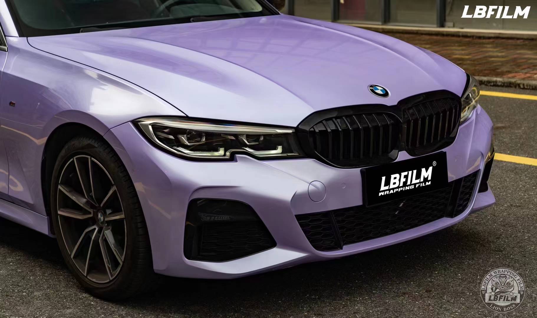 宝马3系lb改色膜液态金属星黛紫,"绝绝紫"来了_搜狐汽车_搜狐网