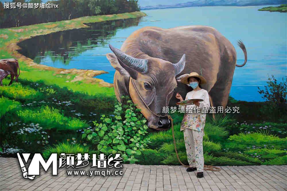 易县墙体彩绘新风尚尉都乡墙绘公司掀起保定涂鸦网红墙热潮