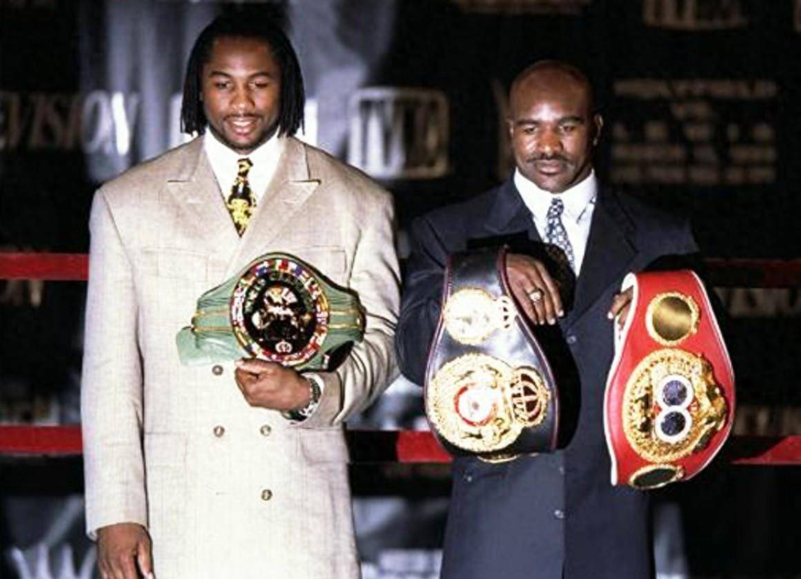 原创刘易斯教练霍利菲尔德扬言3回合结束比赛我们知道他害怕了