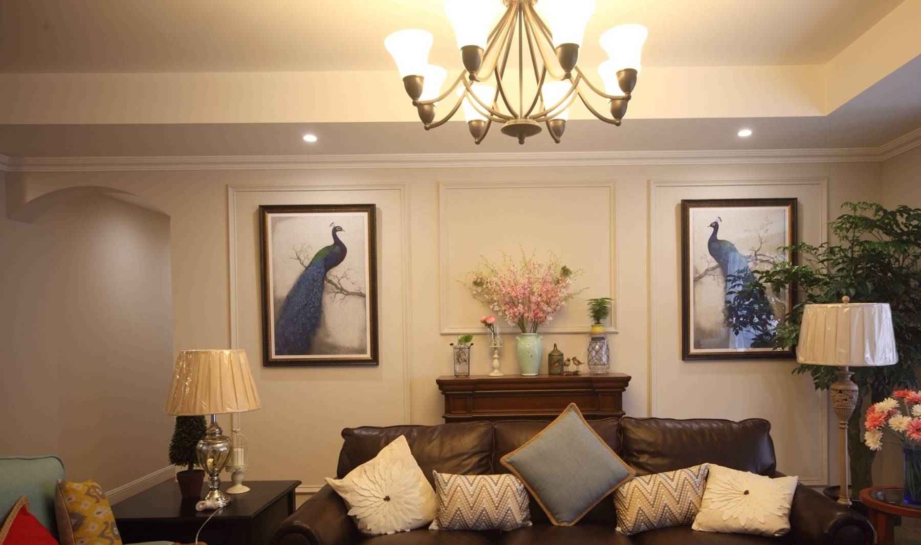 美式装修四房,为了父母卧室里放"二张"床,宽敞舒适!_设计_收纳_门洞