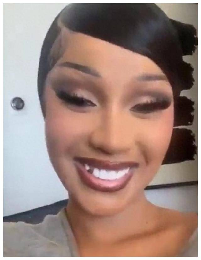 原创cardib笑容受损大牙失落粉丝心疼真是个意外