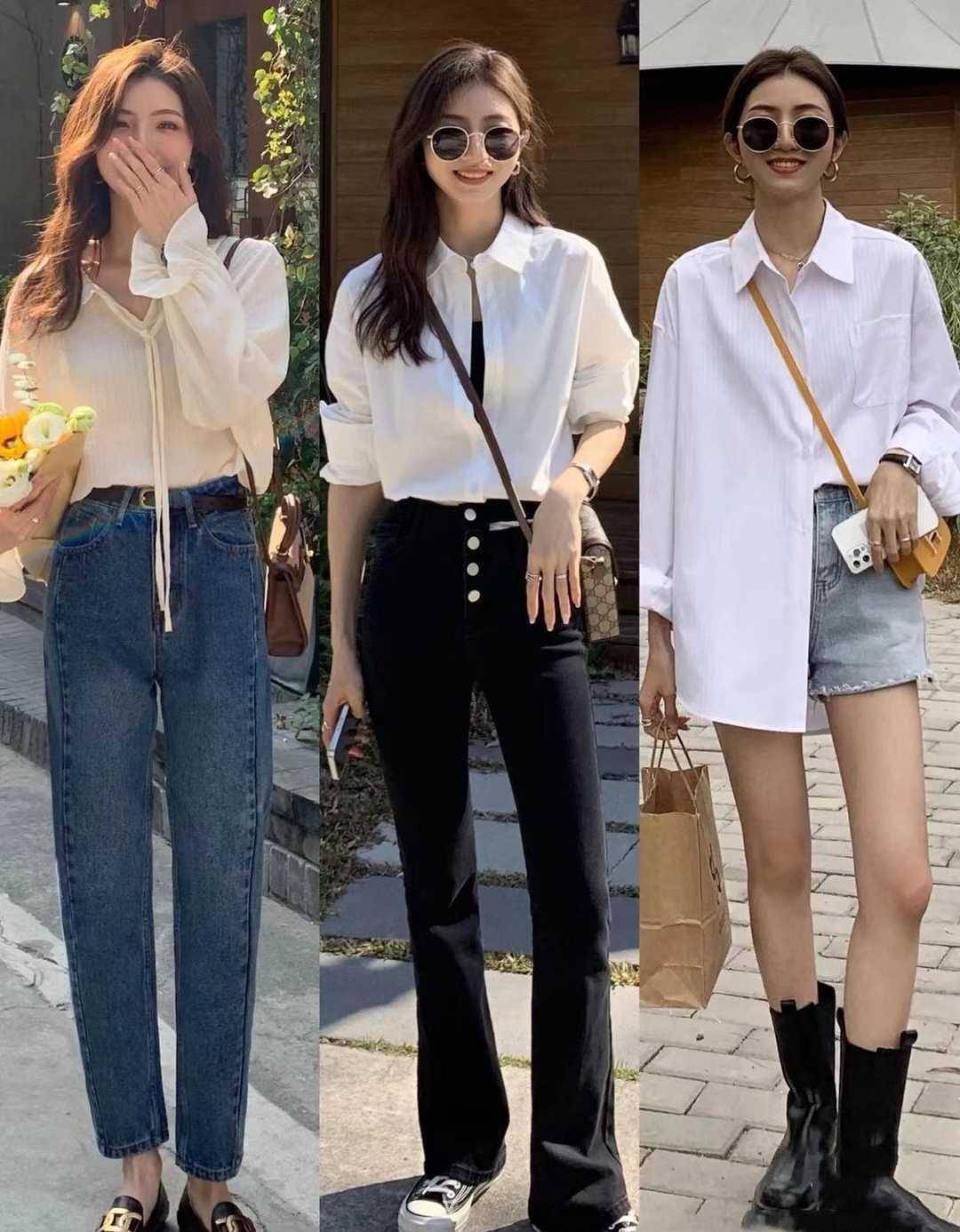 春季最百搭的还是衬衫学这位时尚博主的搭配洋气显气质