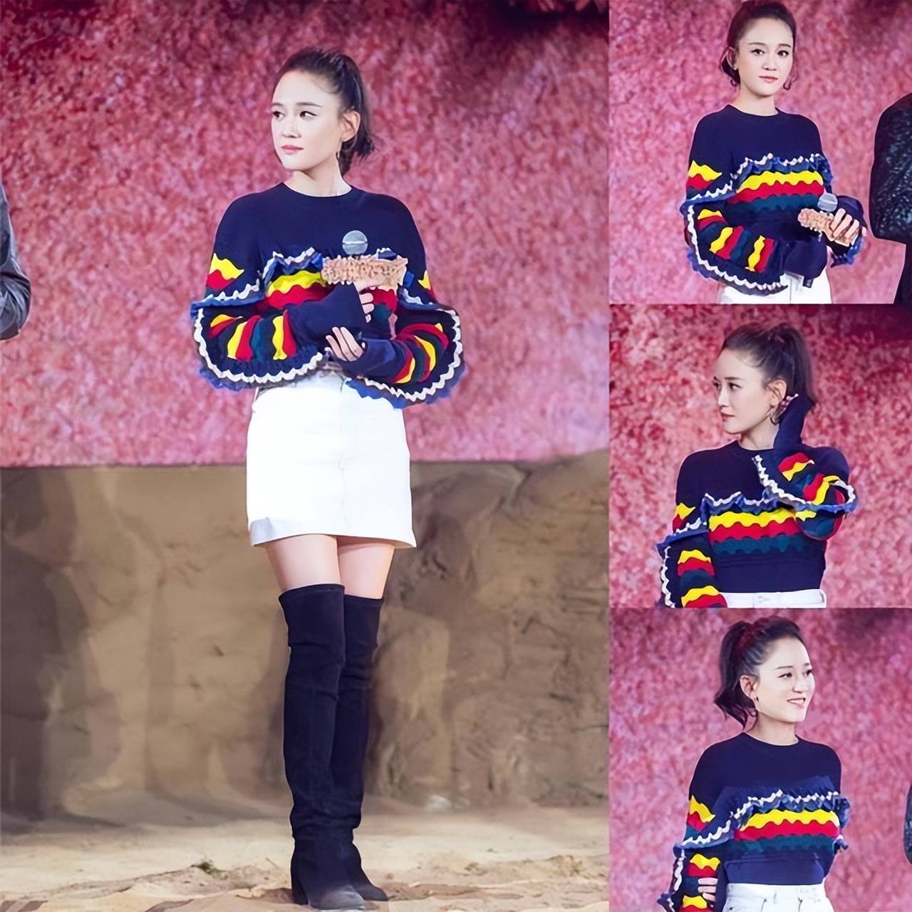 原创风格新尝试陈乔恩的多彩穿搭