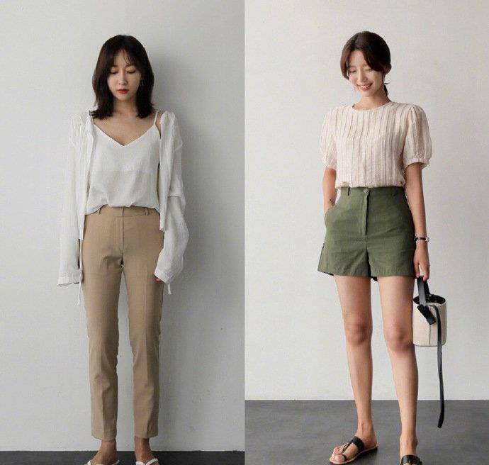 上班这么穿才好看,16套休闲通勤风穿搭分享,简约优雅大气!_衬衫_造型_