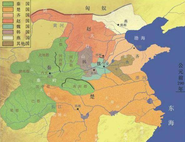 赵武灵王的计划就是从云中郡的九原南下,越过上郡,河西郡直插秦国核心