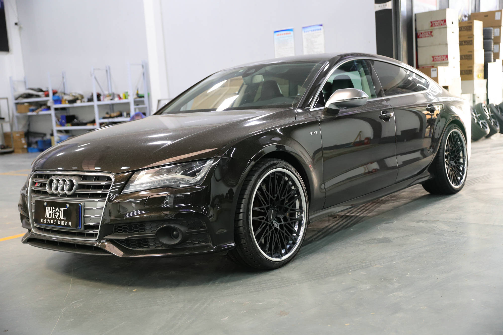 奥迪s7:美国305forged两片式锻造华美改装之旅_搜狐汽车_搜狐网