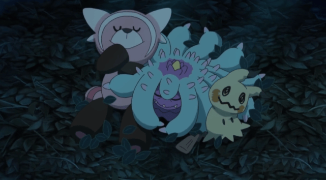 好新星火箭队等人遇到了被猎人捕捉的阿伯蛇和瓦斯弹,看到同类的它们