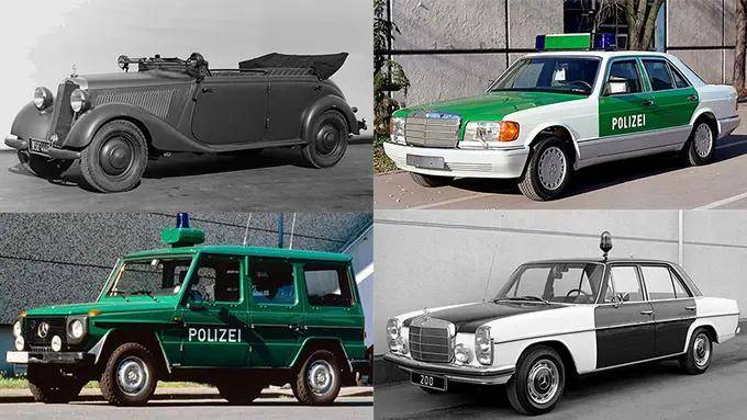 德国历史悠久的警车:梅赛德斯-奔驰170 otp1951年梅赛德斯-奔驰推出了