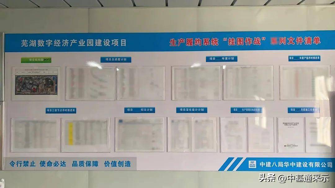 中建八局华中安徽分公司积极落实局"挂图作战"工作部署_项目_计划_目
