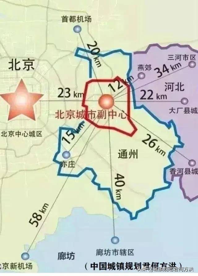 北京周边燕郊地图图片