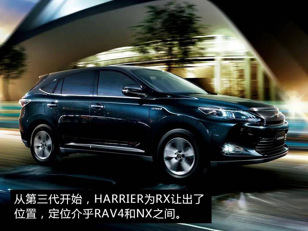 而harrier等到2013年才正式换代上市