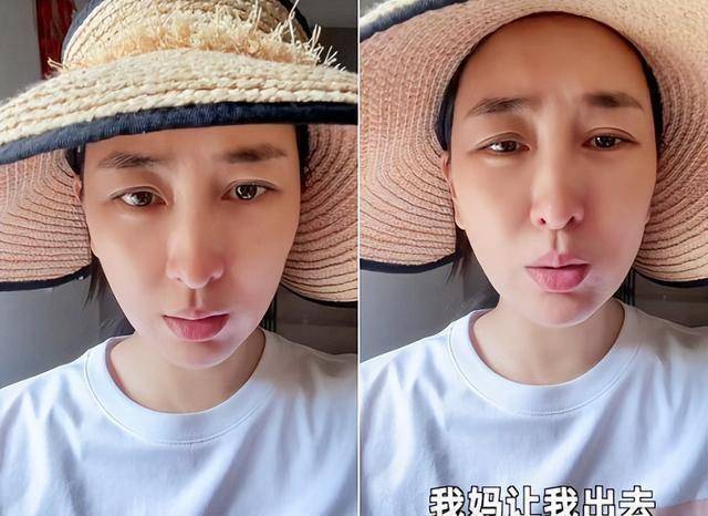 原创原创女汉子马苏居家砍树双手抱树杈不怕脏接地气生活引热议