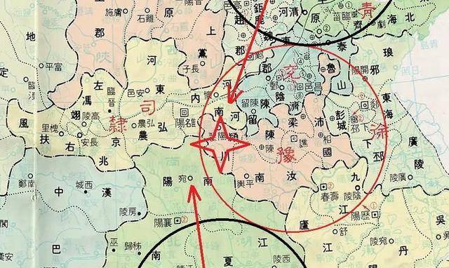 自然无法对抗洛阳;颍川背后是中原以及开发的最晚的江东,在东汉初年