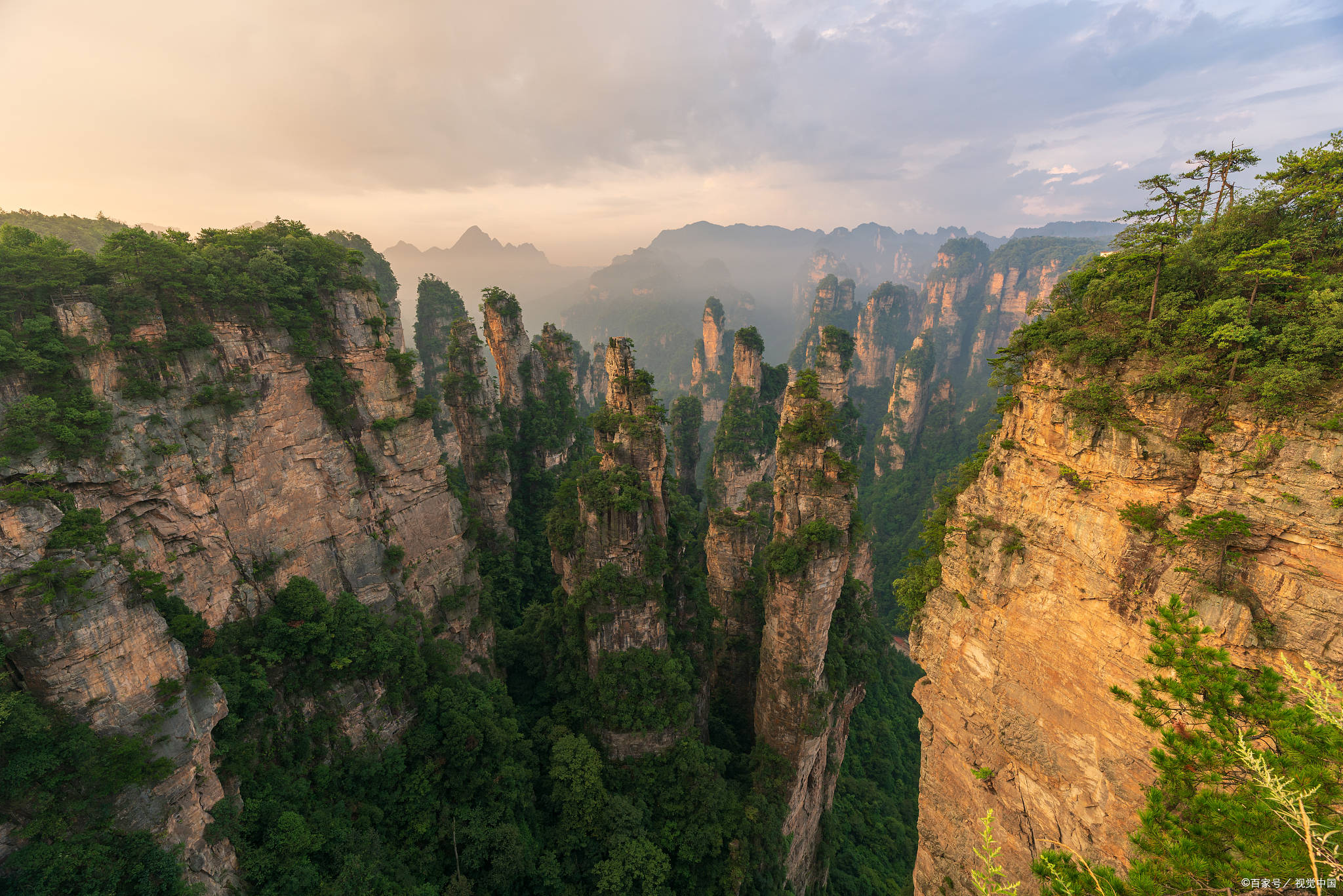 张家界风景图真实图片