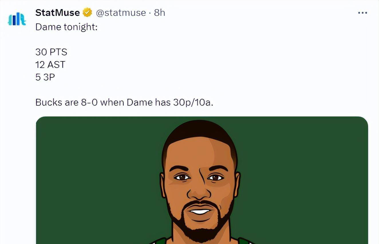 6数据证利拉德成雄鹿胜负手:关键时刻得分联盟第三 冲雷阿伦纪录_比赛