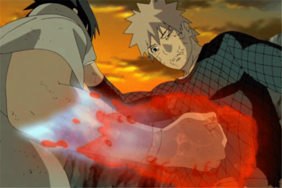 在和漩涡鸣人终结谷决战中,宇智波佐助不仅靠地爆天星吸收过九大尾兽