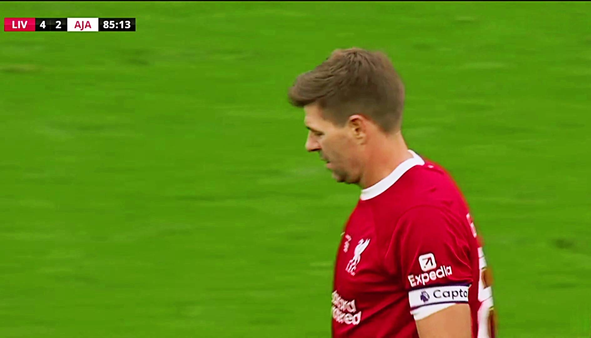 原创岁月神偷杰拉德出场托雷斯进球利物浦慈善赛球迷泪目