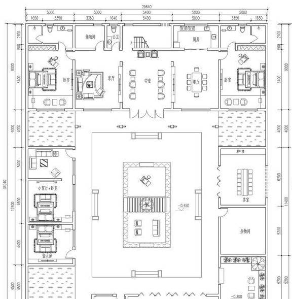 清新淡雅的农村别墅十分经典四合院设计过着怡然自乐的生活