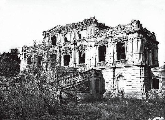 原创1873年德国人潜入圆明园依稀看到当年的辉煌图5为兽首所在地