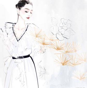 原创刘诗诗手绘杂志封面上线一个有气质的女孩子到底多有魅力