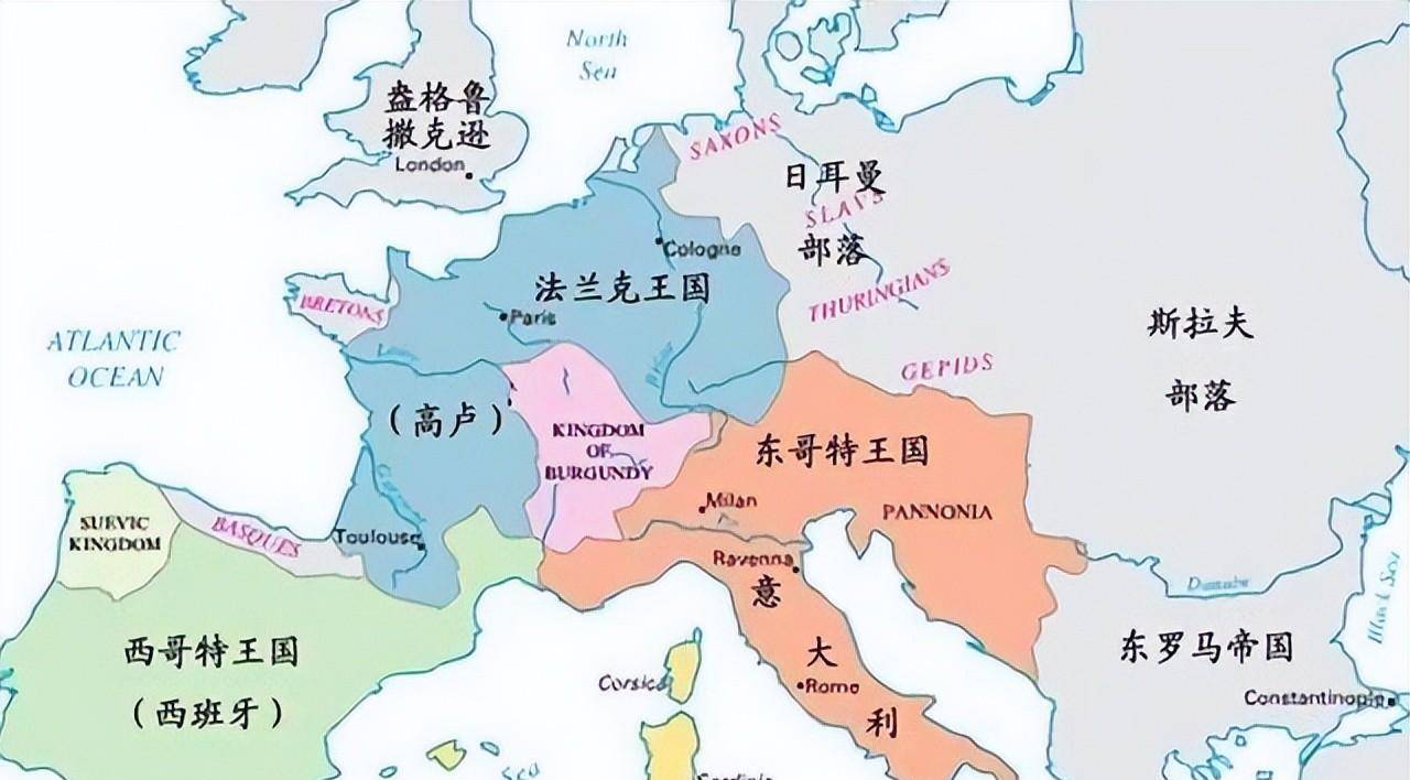 德,意,法三国历史的源头,法兰克王国的建立_克洛维_罗马帝国_苏瓦松