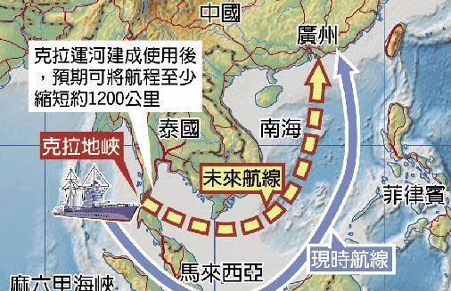 原创泰国为何不开凿克拉运河进而取代马六甲海峡不是不想而是不敢