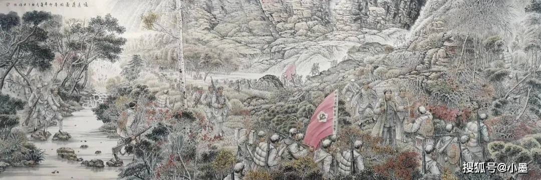 奋进新时代妙笔绘初心施卜方作品赏析