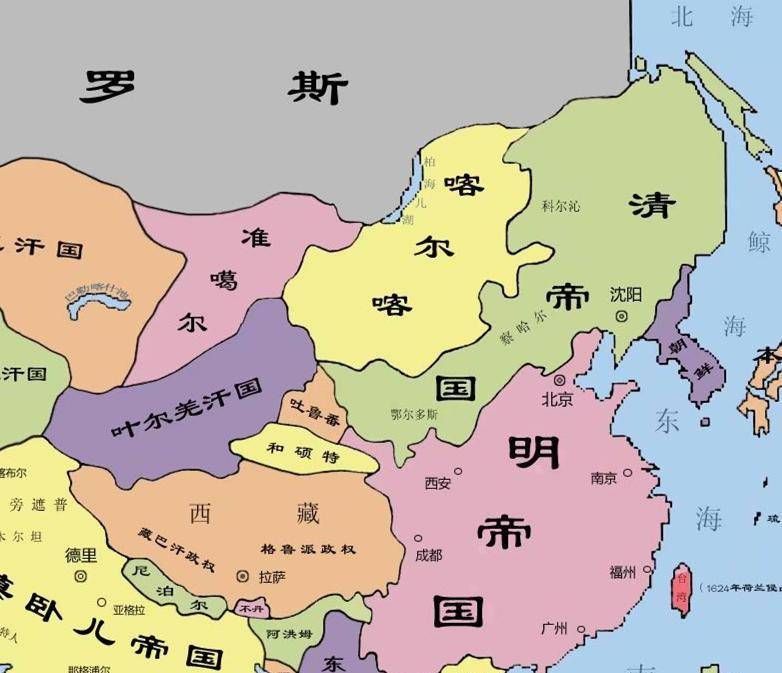 清朝近300年历史活生生的领土扩张史从弹丸之地到统一全国