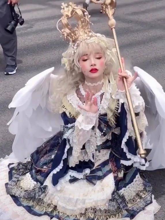 原创创3谢安然lo裙很美当看到她制服照那刻确定是同一个人