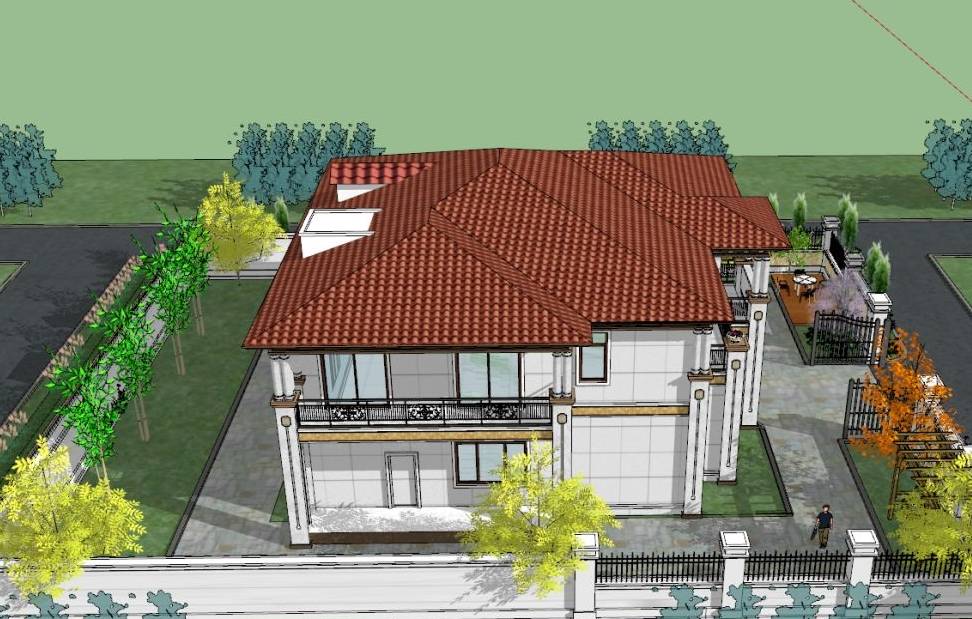 在农村建一套欧式两层别墅这样的美观又实用