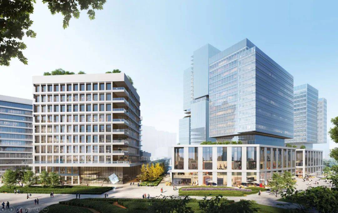 项目将完善片区公共开敞空间,依托西塱涌打造连续的滨河景观绿廊,为