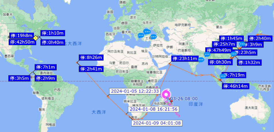 马士基航线图片