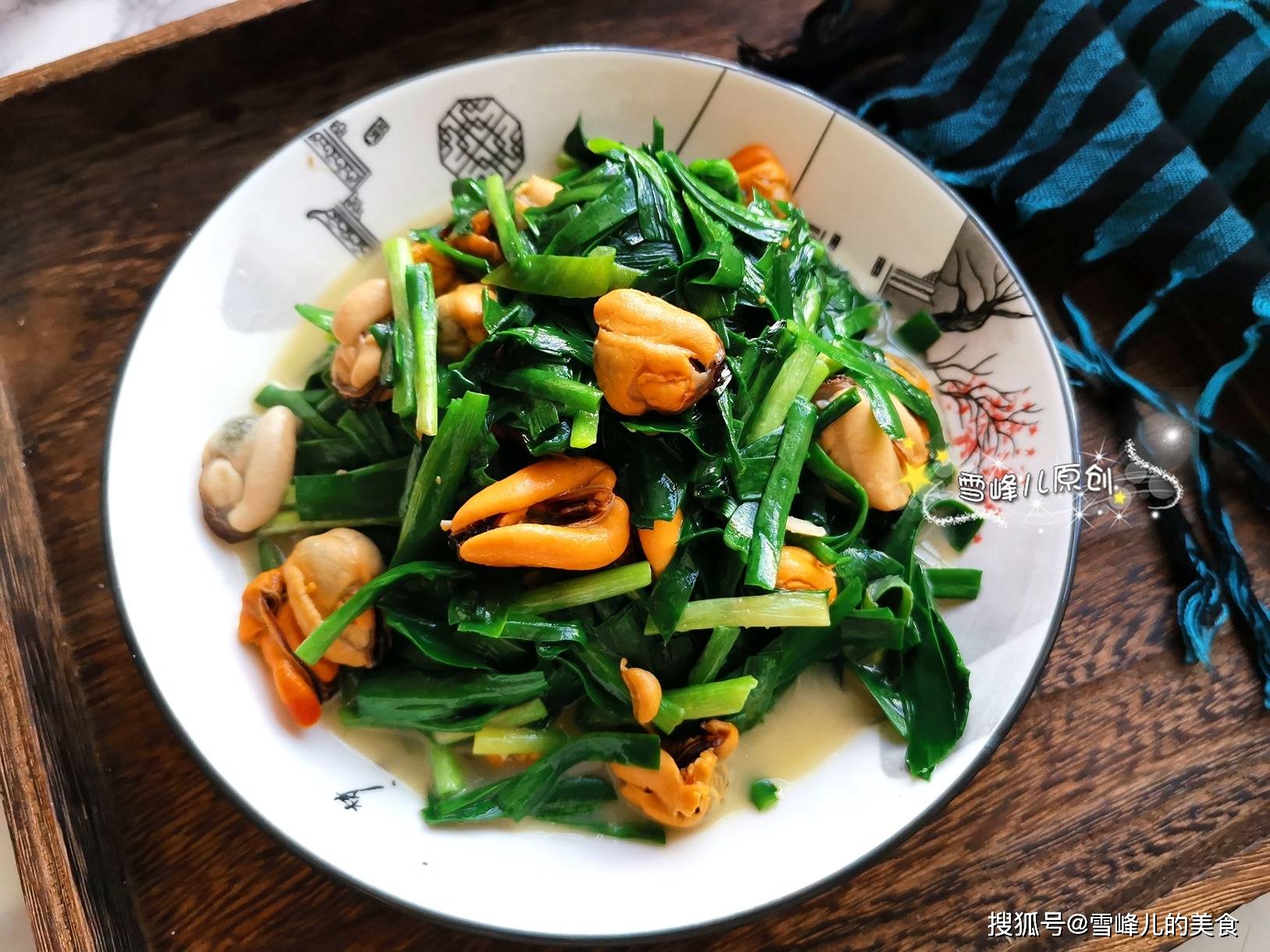 海虹韭菜汤图片