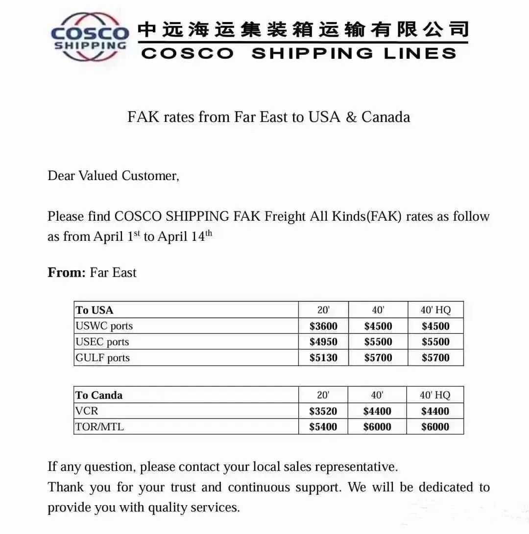 多家船公司推涨美线海运费!高至2000美元_搜狐网